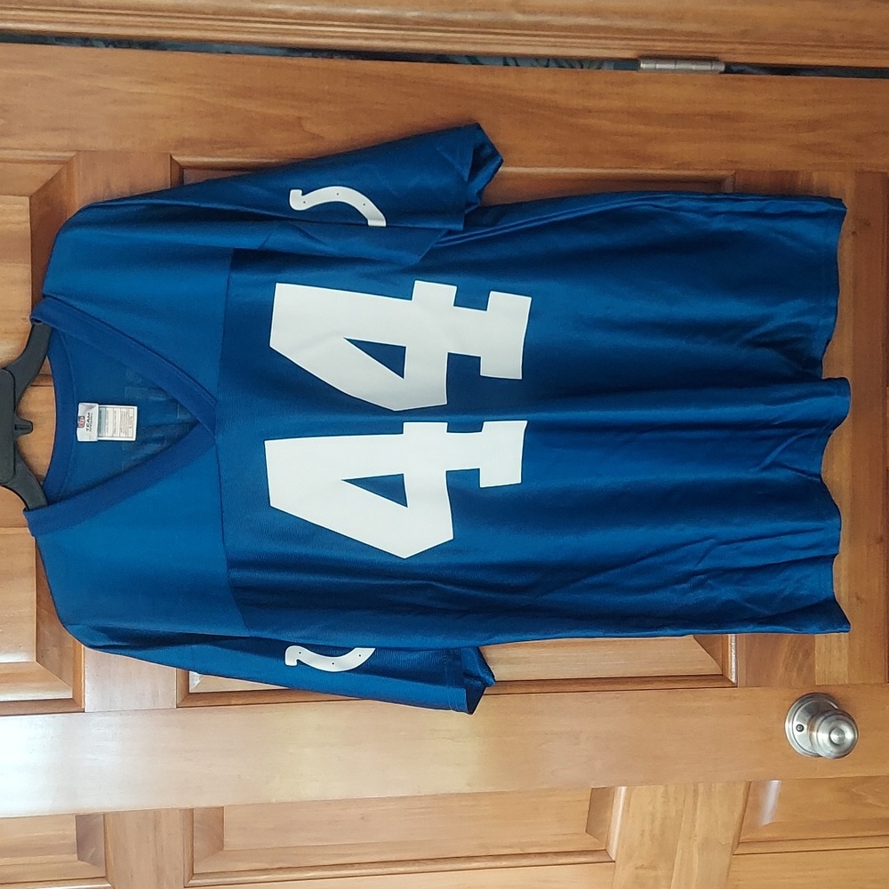 * NFL Colts Team Apparel #44 Dallas Clark Football Jersey, Men's Size XL Vintage